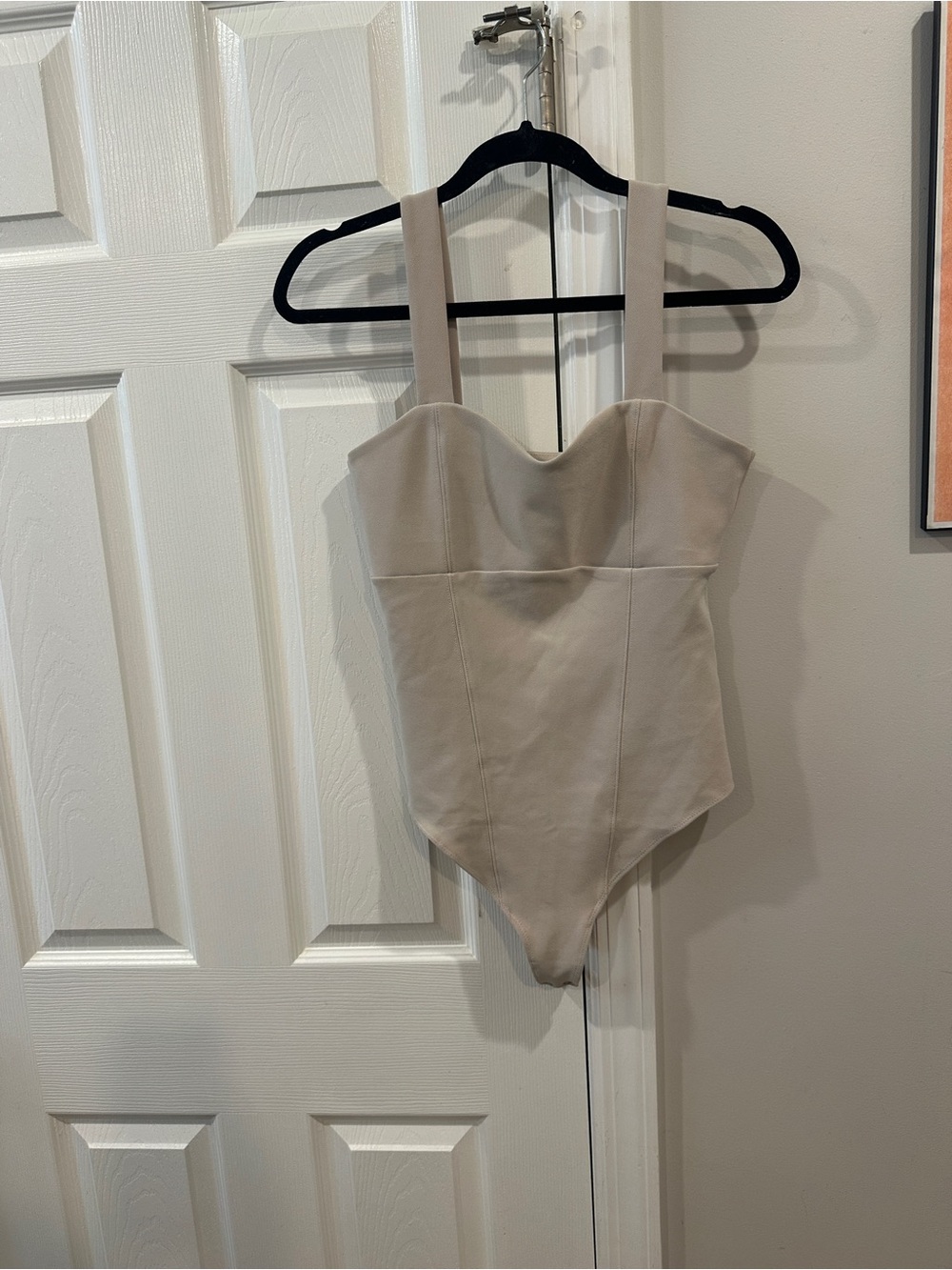 Abercrombie Beige Strap Bodysuit